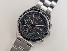 Seiko 'Flightmaster' Black
