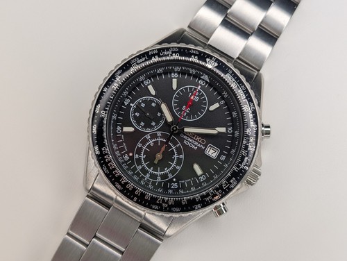 Seiko flightmaster black - 'flightmaster',