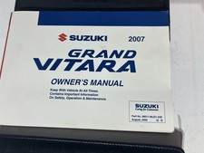 2007 SUZUKI GRAND VITARA OWNERS MANUAL AND CASE *FREE SHIPPING* OEM 2007