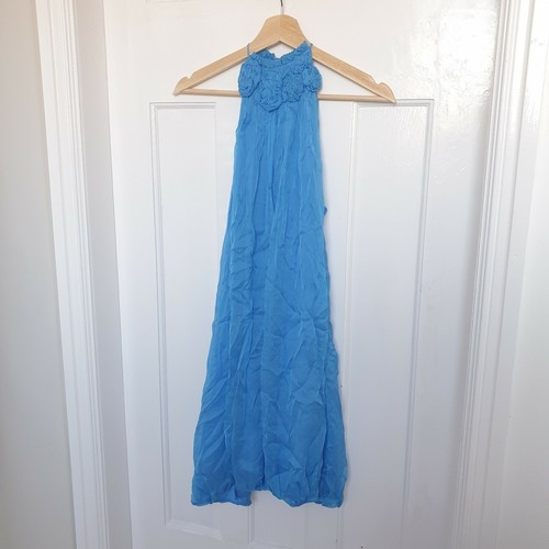 Zara bright blue floral - bright,