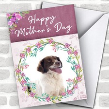 French Spaniel Dog Traditional Animal Personalised Mother's Day Card