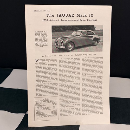 Jaguar mark auto - ix, the