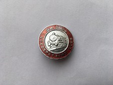 C1950s VINTAGE IAN ALLAN LOCOSPOTTERS CLUB MIDLAND REGION ENAMEL PIN BADGE