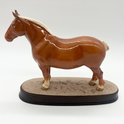 Beswick suffolk punch horse - suffolk,