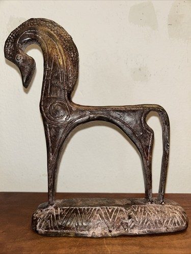 Greek etruscan horse statue - ,