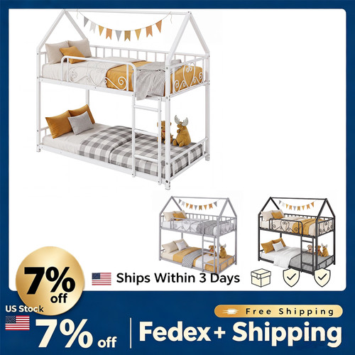 Twin over metal bunk - twin,