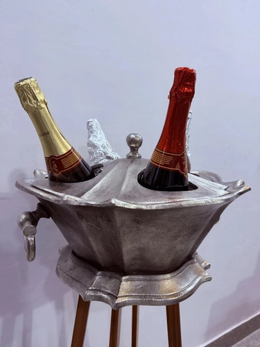 Vintage champagne bucket floor - champagne,