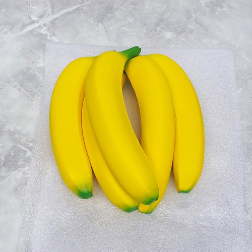 Bunch five bananas squeeze - five,