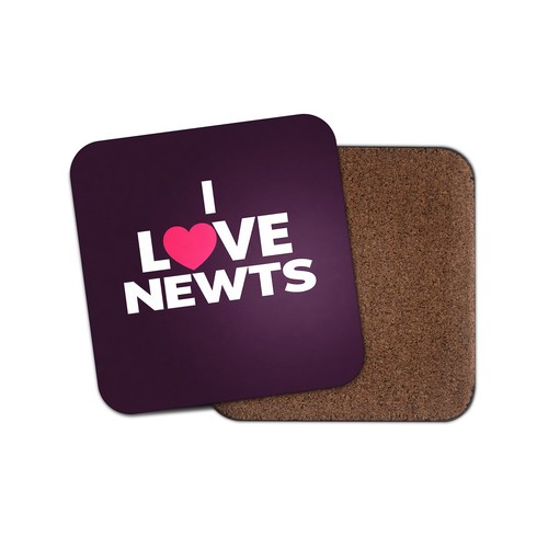 Love newts coaster - x,