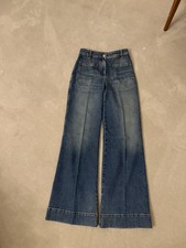 Victoria Beckham Alina Stretch High Waist Blue Jeans 28L New