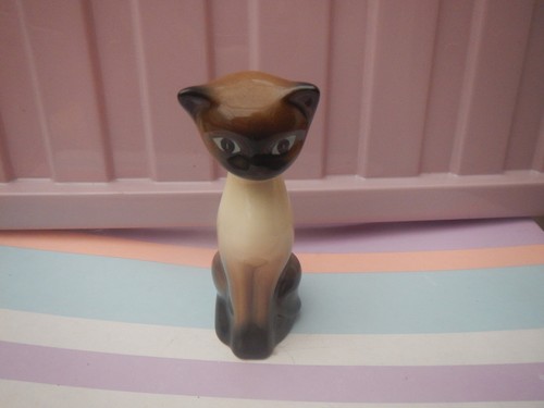 Vintage ceramic siamese - siamese, cat