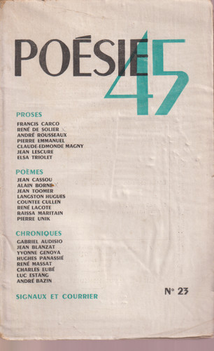 Francis carco poetry - in,