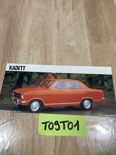 Opel kadett brochure - kadett,