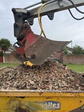 Norwich Norfolk Crushed Brick & Concrete Hardcore Aggregate Sub Base Grab Lorry