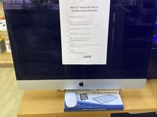APPLE iMac 27" Late-2012 A1419