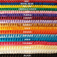 25mm box pleated ribbon many