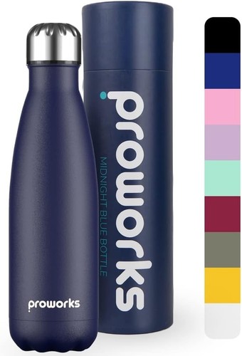 Blue water bottle - blue, 500ml