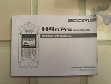Zoom H4n Pro Handy Recorder Operation Manual