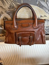 Chloe Edith Brown Satchel Bag