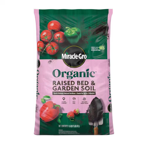 Organic raised bed and garden - raised,