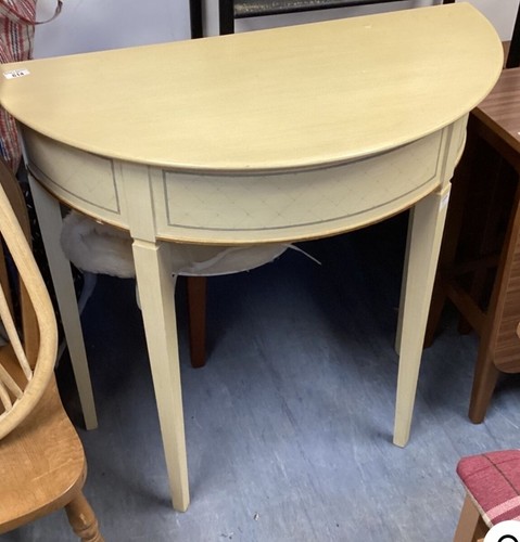 Demi lune hall table - table., good