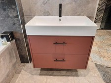 800mm Wall Hung 2 Drawer