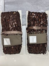 Vintage Hippy Sequin Room Devider Curtains Or Wall Hangers Boho Hippy X2