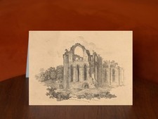 North-East End of the Upper Transept at Fountains Abbey - A5 Card