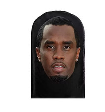 UK Seller - Full Face Celebrity P Diddy Funny Mask Head Cover. Free Delivery