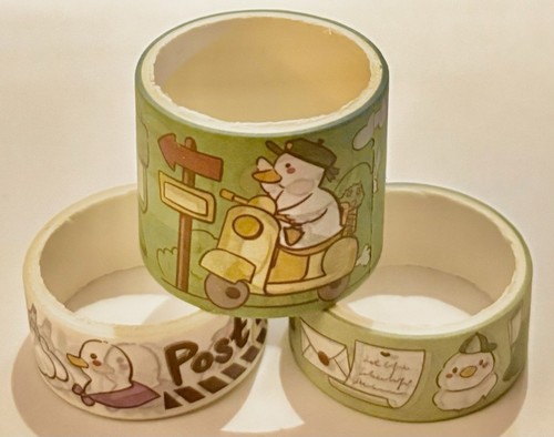 Japanese washi tape post duck - post,