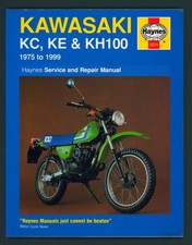 Kawasaki KE100 KH100 KC100 (75-99) Haynes Manual Repair Book KH KE KC 100 FV66