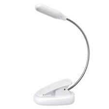 Adjustable clip LED Reading Light Lamp Kindle Sony Nook Kobo Ebook Ereader White