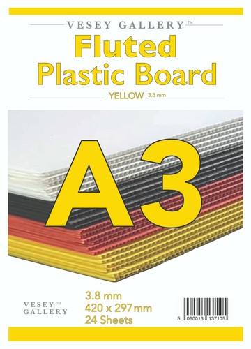Fluted corex display board - fluted,