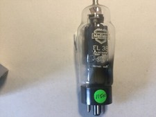 EL38 Pentone Mullard UK  Double Decker Getters Valve Tube Used Tested (KM131)