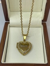 9ct Gold filled Topaz Heart