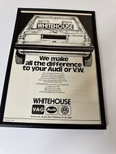 Framed Original 1982 Mk2 VW Polo GL Bread Van Magazine Advert Man Cave Wall Art