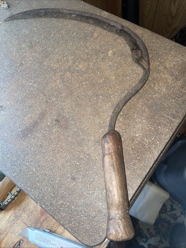Vintage sickle scythe - sickle, tool