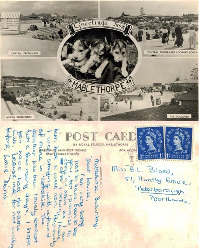Vintage postcard mablethorpe - vintage,