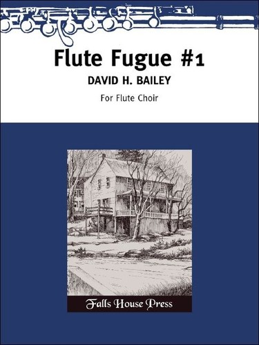 Flute fugue score and - score,