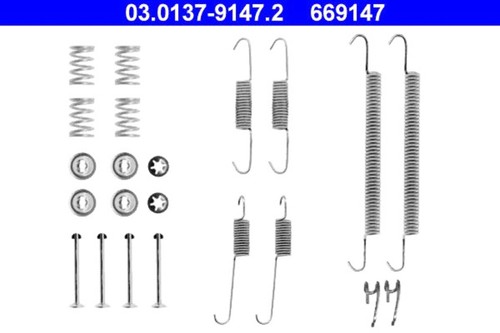 Brake shoes accessory kit - accessory, ate