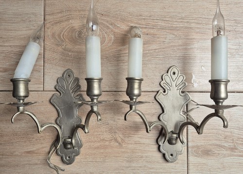 Pair antique french lights - pair,