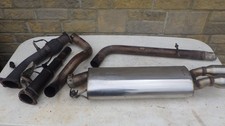 Audi A3 Milltek exhaust system and downpipe stainless steel twin tips 1.8T 8L