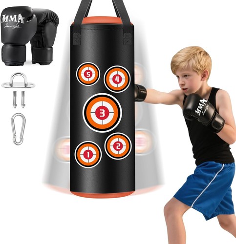 2ft unfilled boxing bag set - unfilled,