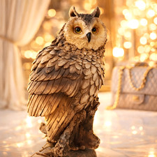 Owl resin plaster - in,