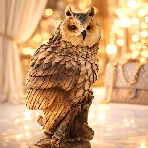 Owl resin plaster - in, resin,