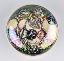 Alvin F. Irving (Lancaster Pottery) Apple Bramble Pattern Lustreware Lidded Box