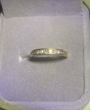 18ct Gold Half Eternity Ring