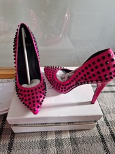 Kandee Shoes Studded Pink High