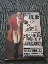 Phil Collins Serious Tour Program Signed By Daryl Stuermer
