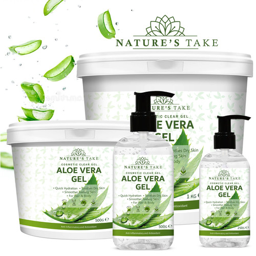 Clear cosmetic aloe - clear, gel